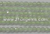 CTG204 15.5 inches 3mm faceted round tiny prehnite gemstone beads