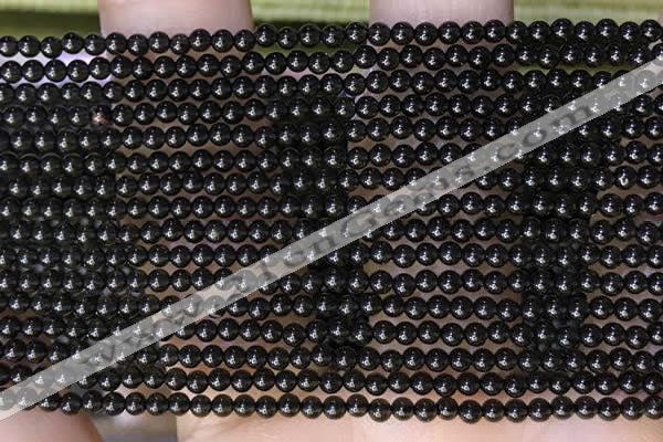 CTG2051 15 inches 2mm,3mm black obsidian gemstone beads