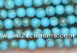 CTG2084 15 inches 2mm,3mm synthetic turquoise gemstone beads