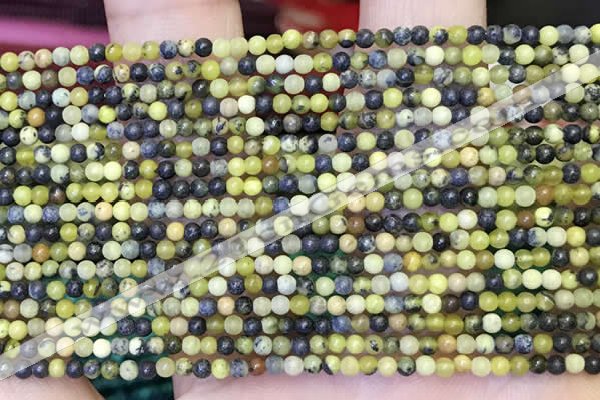 CTG2090 15 inches 2mm,3mm yellow turquoise gemstone beads