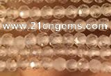 CTG2158 15 inches 2mm,3mm & 4mm faceted round white crystal beads