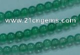 CTG24 15.5 inch 3mm round tiny pale green agate beads wholesale