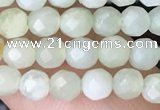 CTG2516 15.5 inches 4mm faceted round jade beads wholesale