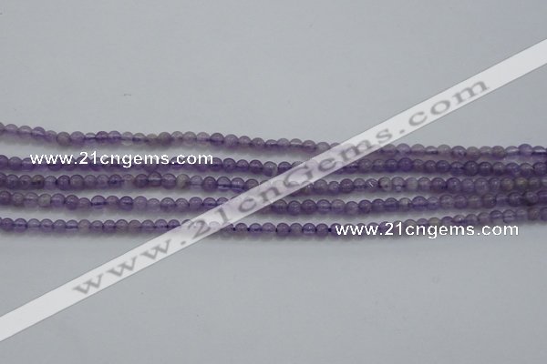 CTG252 15.5 inches 3mm round tiny amethyst gemstone beads