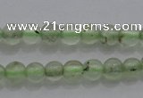 CTG255 15.5 inches 3mm round tiny green rutilated quartz beads