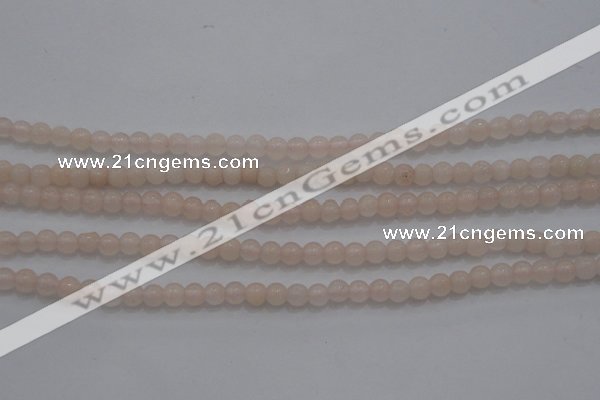 CTG258 15.5 inches 3mm round tiny peach stone beads wholesale