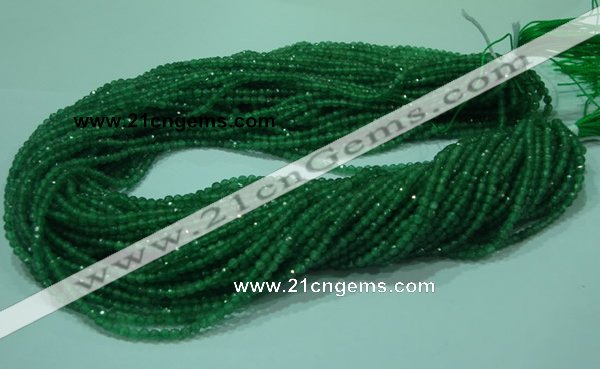 CTG27 15.5 inches 3mm faceted round tiny aventurine beads