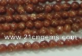 CTG40 15.5 inches 2mm round tiny goldstone beads wholesale