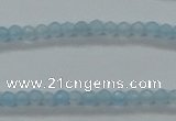 CTG408 15.5 inches 2mm faceted round tiny dyed candy jade beads