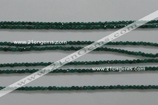 CTG415 15.5 inches 2mm faceted round tiny dyed candy jade beads