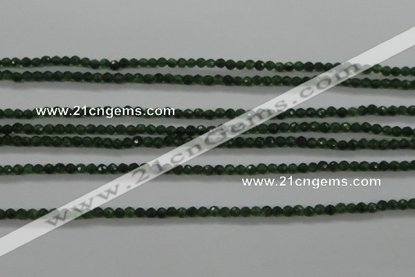 CTG417 15.5 inches 2mm faceted round tiny dyed candy jade beads