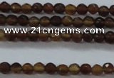 CTG425 15.5 inches 2mm faceted round tiny agate gemstone beads