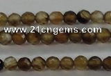 CTG427 15.5 inches 3mm faceted round tiny agate gemstone beads