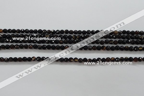 CTG428 15.5 inches 3mm faceted round tiny agate gemstone beads