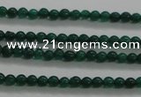 CTG432 15.5 inches 2mm round tiny dyed candy jade beads wholesale