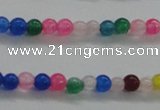 CTG438 15.5 inches 2mm round tiny dyed candy jade beads wholesale