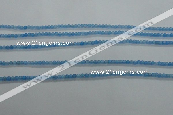 CTG439 15.5 inches 2mm round tiny dyed candy jade beads wholesale