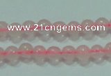 CTG49 15.5 inches 2mm round tiny rose quartz beads wholesale