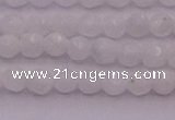 CTG506 15.5 inches 4mm faceted round tiny white moonstone beads