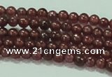 CTG53 15.5 inches 2mm round grade AA tiny garnet beads wholesale