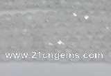 CTG604 15.5 inches 3mm faceted round white moonstone beads