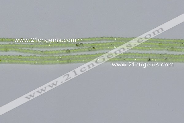 CTG631 15.5 inches 2mm faceted round prehnite gemstone beads