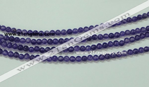 CTG65 15.5 inches 3mm round tiny dyed white jade beads wholesale