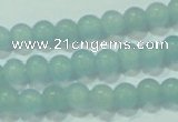 CTG66 15.5 inches 3mm round tiny dyed white jade beads wholesale