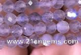 CTG703 15.5 inches 5mm faceted round tiny labradorite beads