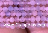 CTG710 15.5 inches 2mm faceted round tiny morganite beads