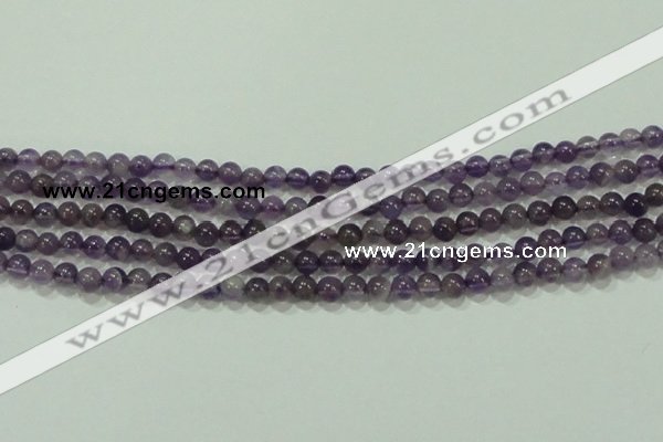 CTG72 15.5 inches 3mm round grade AB tiny amethyst beads wholesale