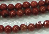 CTG75 15.5 inches 3mm round tiny red brick beads wholesale