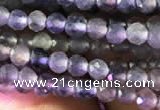 CTG751 15.5 inches 3mm faceted round tiny iolite beads wholesale