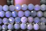 CTG775 15.5 inches 3mm faceted round tiny amazonite beads wholesale