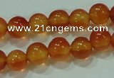 CTG78 15.5 inches 3mm round tiny red agate beads wholesale