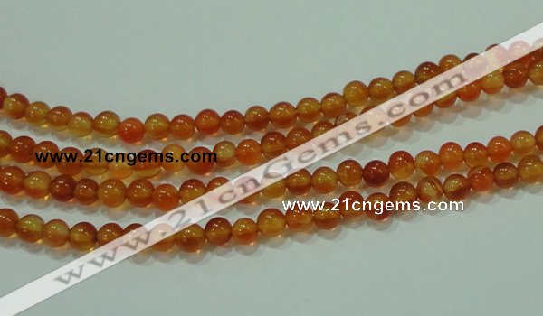 CTG78 15.5 inches 3mm round tiny red agate beads wholesale