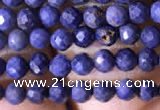 CTG788 15.5 inches 2mm faceted round tiny sapphire gemstone beads