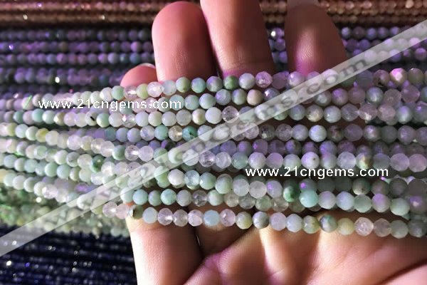 CTG822 15.5 inches 3mm faceted round tiny Australia chrysoprase beads