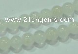 CTG84 15.5 inches 3mm round tiny white jade beads wholesale