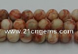 CTJ700 15.5 inches 4mm round red net jasper beads wholesale