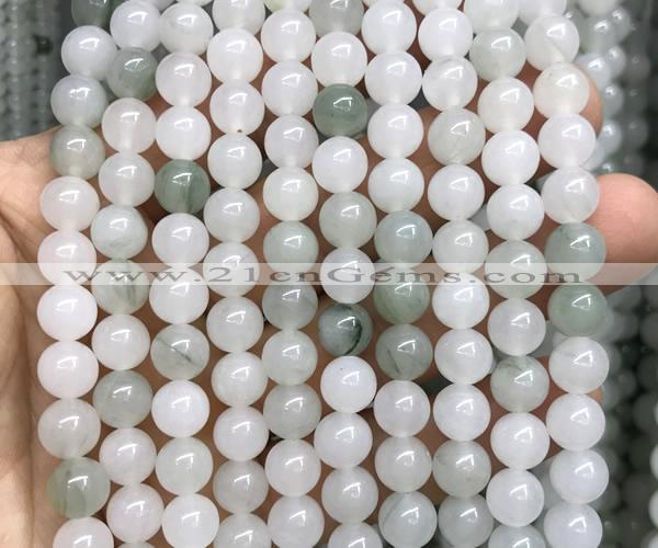 CTJ801 15 inches 6mm round Tianshan jade beads wholesale