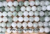 CTJ803 15 inches 10mm round Tianshan jade beads wholesale