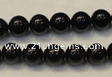 CTO103 15.5 inches 10mm round natural black tourmaline beads