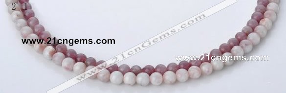 CTO14 15 inches 6mm & 6.5mm round natural tourmaline beads