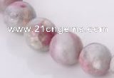 CTO18 15 inches 14mm round natural tourmaline beads wholesale