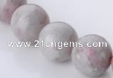 CTO19 15mm 15 inches round natural tourmaline beads wholesale