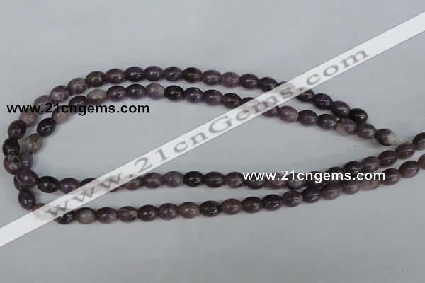 CTO230 15.5 inches 8*10mm rice tourmaline gemstone beads