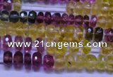 CTO304 15.5 inches 2.5*4mm faceted rondelle tourmaline beads