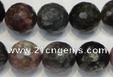 CTO33 15.5 inches 12mm faceted round natural tourmaline beads