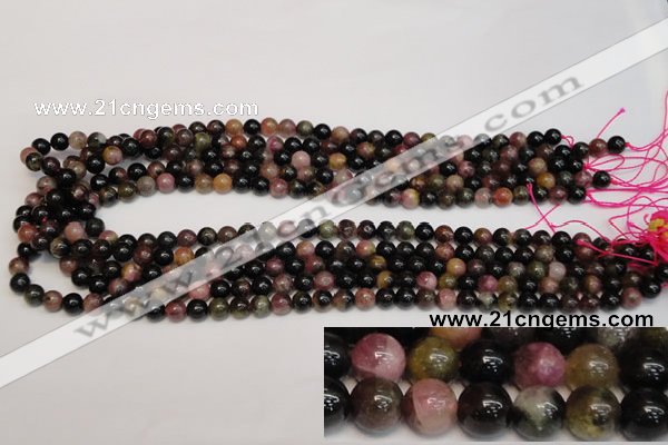 CTO356 15.5 inches 6mm round natural tourmaline gemstone beads